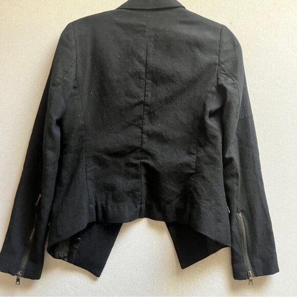 Maison Scotch wool tuxedo Blazer Sz 1 17” PTP - Picture 2 of 9